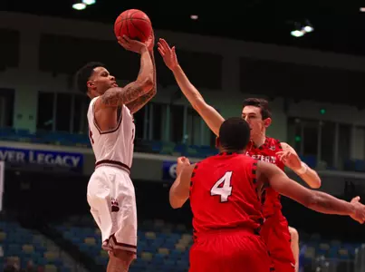 Ahmaad Rorie vs. Eastern Washington (Big Sky Championship) - 3/10/18 [Photo by Brooks Nuanez/Skyline Sports]