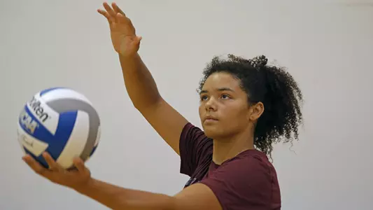 Amethyst Harper volleyball practice - 8-10-19