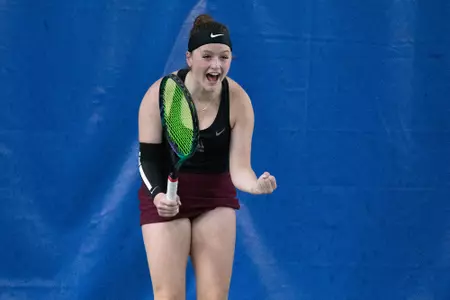 The Montana women's tennis team beats Eastern Washington 4-3 on Senior Day to punch its ticket to the Big Sky tournament in Phoenix. 