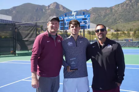 Montana men's tennis competes at the Bedford Cup in the Mountains at Air Force. 