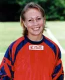 Gretchen Lear made six saves in defeat.