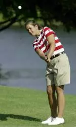Molly Birmingham leads the 23rd-ranked NC State women's golf team with a 74.5 stroke average