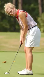 Nancy Mountcastle shot two-over-par in the second round of the ACC/SEC Challenge to lead to the Wolfpack