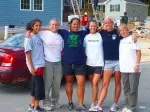 The women's tennis team worked with Habitat for Humanity to help build a house on Saturday, Sept. 25.