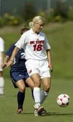 Anna Helenius has done as a women's soccer player and as a student at NC State.