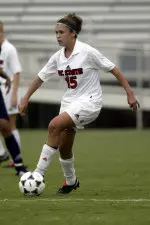 Sophomore Christina Mann and the Wolfpack travel to Maryland for a 7 p.m. meeting on Friday.