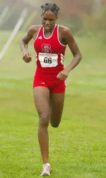 Freshman Angelina Blackmon will make her first appearance at the District III Championships this weekend.