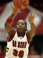 Senior Kendra Bell led NC State with 13 points.