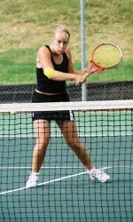 Freshman Elin Stahl Johansson finished second in her flight at the St. Mary's Classic over the weekend.