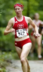 Abigail Nelkie led the Wolfpack to a first place team finish at the Raleigh Invitational on Saturday.