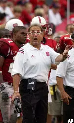 Coach Chuck Amato's defense will have it hands full trying to bottle up Bryan Randall on Saturday.