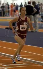 Renee Gunning won the mile run at the UNC Invitational