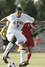 Bryant Salter's penalty kick proved to be the game winner in the Pack's 2-0 win over Longwood.