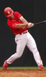 Ramon Corona had four hits in the White team's 14-11 victory in Tuesday's Red-White scrimmage at Doak Field.