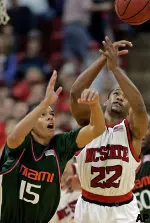 Tony Bethel goes after a loose ball.