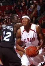 Alabama forward Chuck Davis has scored more than 20 points in three of his last four games.