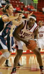 Tiffany Stansbury led the Pack with 13 points, 13 rebounds in the win over George Washington.
