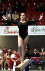 Freshman Leigha Hancock had her second strong meet of the weekend on Sunday at UNC.