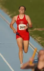 Georgia Davis ((above) and Sara Powell brought home first place finishes at the Tarheel Opener Friday.