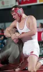 Kevin Gabrielson won the individual championship at 174 pounds at the ACC Championships.