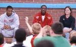 NC State student-athletes are visiting Wake County schools this week as part of Wolfpack Blitz