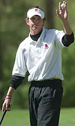 Taylor Crosby tied for second at the Courtyard by Marriott Intercollegiate with an eight-under score to lead the NC State men's golf team