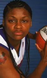 Andrea Stinson is now with the Detroit Shock.<I>Photo by Kent Smith/NBAE/Getty Images</I>