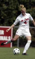 Michelle Crocker is preparing for the 2005 soccer season, as well as her June wedding.