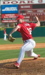All-America closer Joey Devine expects several dozen friends and family to be in the stands cheering on the Wolfpack