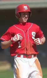 Matt Camp drove in two of NC State's three runs in the Wolfpack's 8-3 loss to Creighton on Friday in the first round of the NCAA Lincoln Regional.