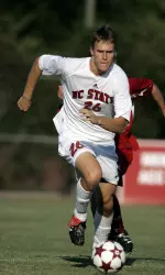 The men's soccer team is ranked No. 16 by Soccer America this week.