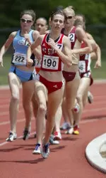 Julia Lucas leads the NC State women's indoor track &amp; field team in a promising 2006 season