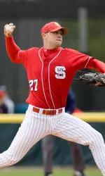 Junior righthander Gib Hobson tossed a no-hitter for the Wolfpack a year ago and was led the staff in starts and innings pitched.