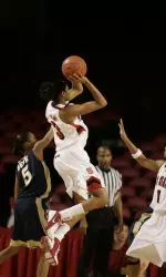 Keisha Brown and the Wolfpack travel to Duke for a 7 p.m. tip on Thursday.