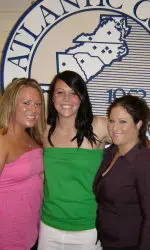 Jen Chamberlin, Abbie Sims and Heather Gelbard, from the left, were All-ACC in 2005.