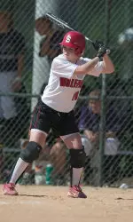 Ashleigh Davis collected two hits against Long Island and is now hitting .412 over the last eight games.