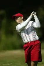Molly Birmingham (above) and Nancy Mountcastle shot even par in the second round of the Lady Gamecock Classic