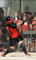 Heather Gelbard collected a tournament-best five home runs.