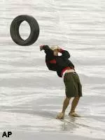 Rain has delayed the start of game two between NC State and North Carolina.