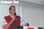 Stephen Ponder talks to Wolfpack Club members