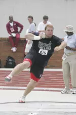 Mitchell Pope advanced to the NCAA Championships in the shot put.