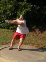 Mitchell Pope recorded a season-best mark in the shot put at Duke.