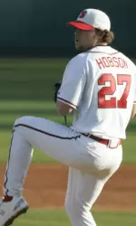 Gib Hobson threw his second complete game in 12 days Sunday to lead NC State past fourth-rnaked Texas in the NCAA Austin Regional.