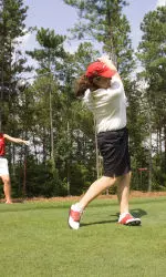 Sophomore Lauren Doughtie defeated six-time North Carolina Women's Senior Champion, Patty Moore.