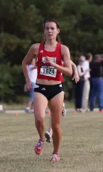Senior Kara McKenna and the women's cross country team are No. 23 in the latest national poll. (photo by Chris Coleman)