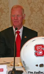 NC State head coach Tom O'Brien