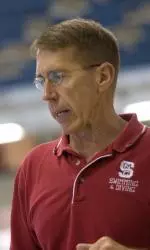 Head coach Brooks Teal