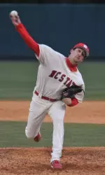 Rob Chamra worked three dominant innings against Pacific on Friday to earn his first win of the season.