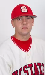 Chris Diaz had a pair of hits Sunday in NC State's 7-1 loss to Duke.