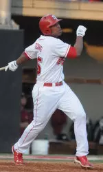 Harold Riggins doubled and hit a grand-slam homer Tuesday to lead NC State past Buffalo 7-5.